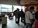 Am Flughafen Köln-Bonn noch ein Kaffee