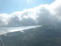 über den Wolken - noch über dem Kontinent
