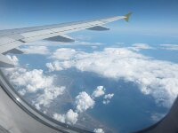 Landeanflug vor Edinburgh