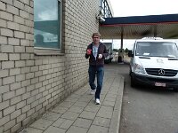 Pause bei der Hinfahrt