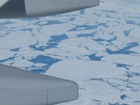 über die Davis Strait endlich über Canada