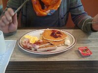 Eins meiner Lieblingsgerichte in CA - aber ohne Würstchen bitte . . .