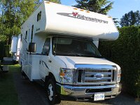 unser zu Hause für unsere erste Rundreise im West Canada