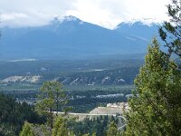 immer höher hinauf zu Radium Hot Springs
