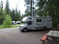 der x-te Campground - auch der ist wieder schön und ruhig und in der Wildnis