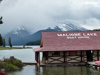 Besuch am Maligne Lake
