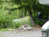 und auf dem Campground kurz vor Whistler erholen von ca. 600 gefahrenen km