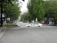 dann die Straßen rauf