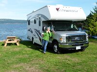 RV-Platz am Pazifik, besser gesagt an der Ostseite von Vancouver Island