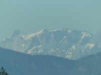 Erster Blick auf die Alpen