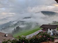 Wolkenformation vor der Unterkunft, immer wieder schön und anders