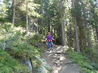 dann tlw. zu Fuss zurück