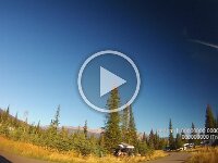 202209260755 1227 leavingJasperWhistlerCGtowardsLakeLouise  leaving Jasper's Whistler Campgroung towards Lake Louise