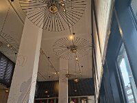 Deckenansicht im Frühstücksraum