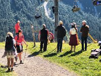 von unserer Unterkunft (ca. 1120m) bis zur Sonna-Alp  (1410m)